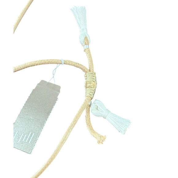 J. Jill Sand Dollar Necklace Gold Tone Coral Pendant White Seaside Finds READ! - Picture 14 of 15